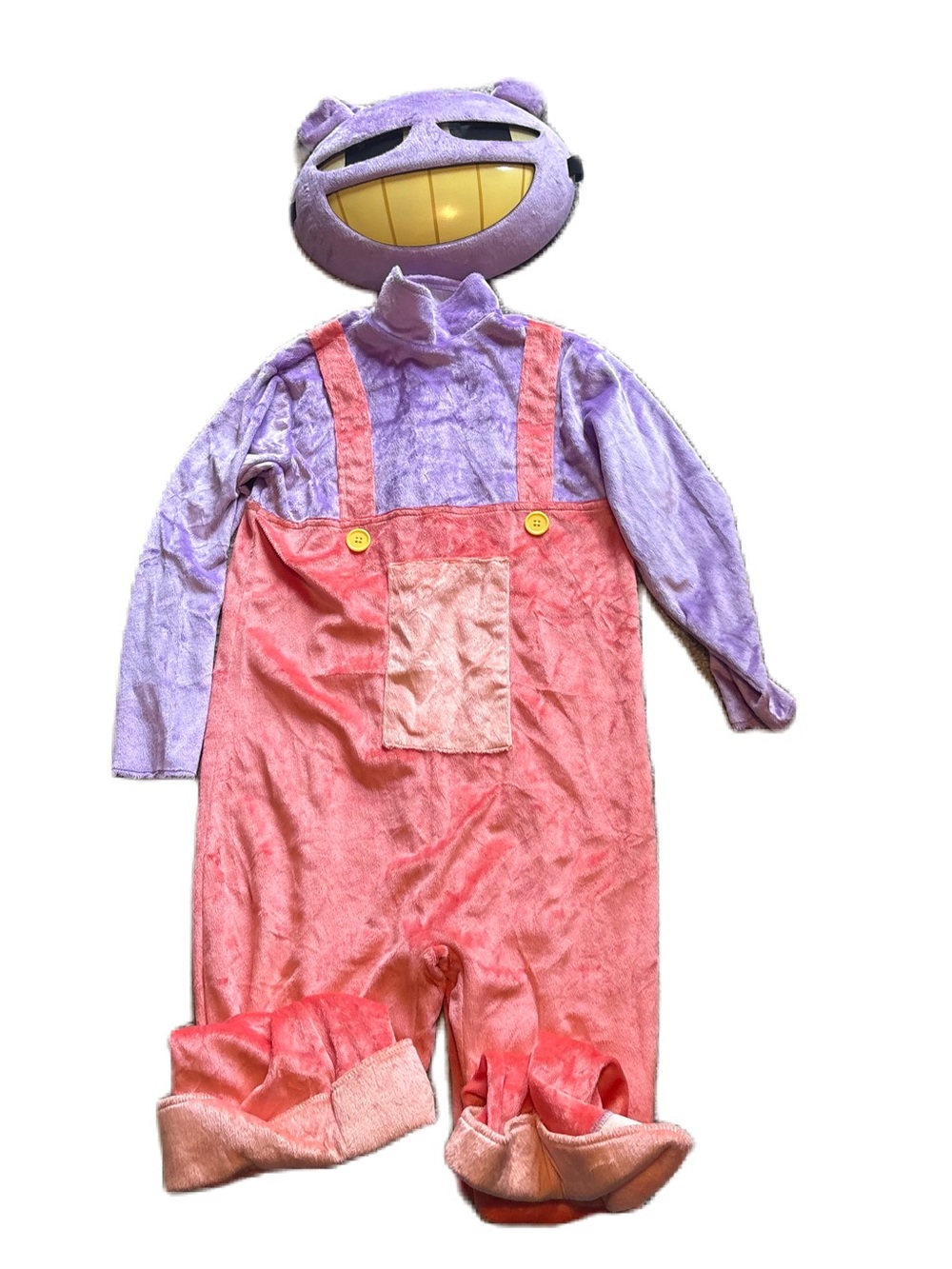 The Amazing Digital Circus Jax Costume Large Halloween W/ Mask Bunny Rabbit